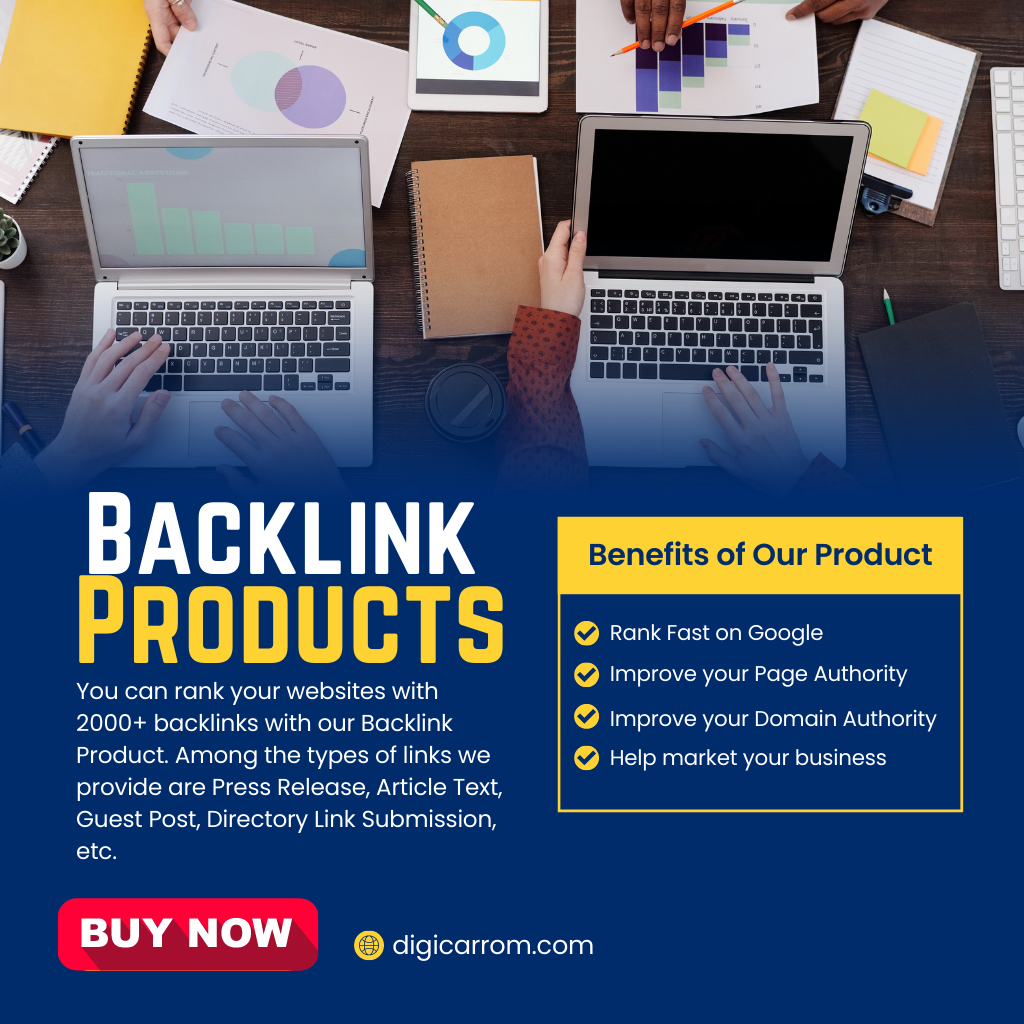 Backlink Product for Rank your websites | DigiCarrom
