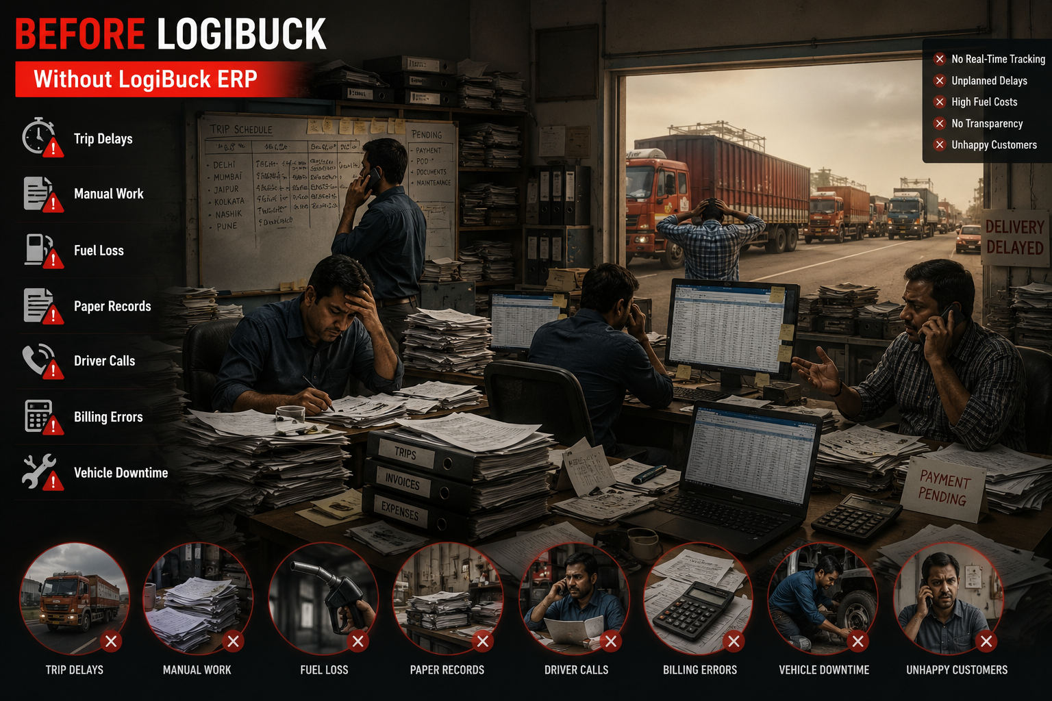 LogiBuck One Platform for fleet operations